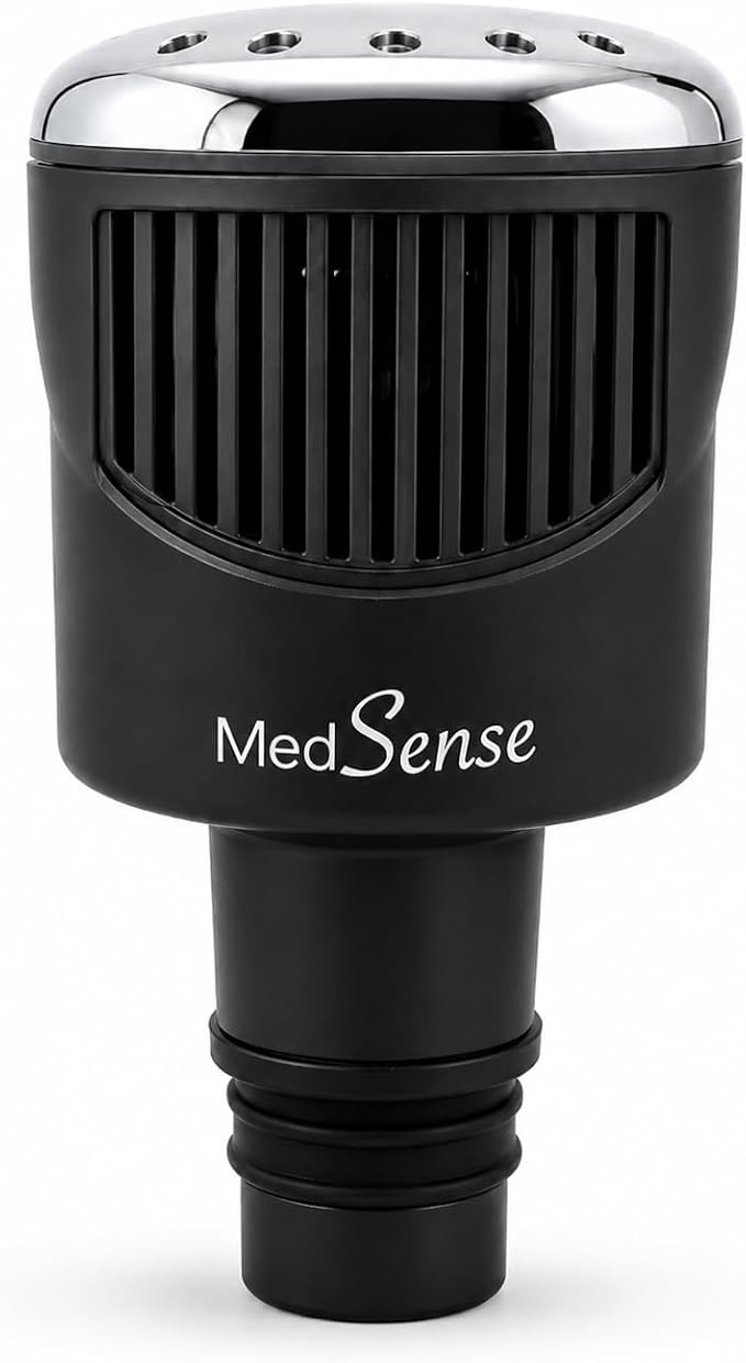MedSense Absolute Power Handheld Percussion Massage Device with LuminaTherm Attachment