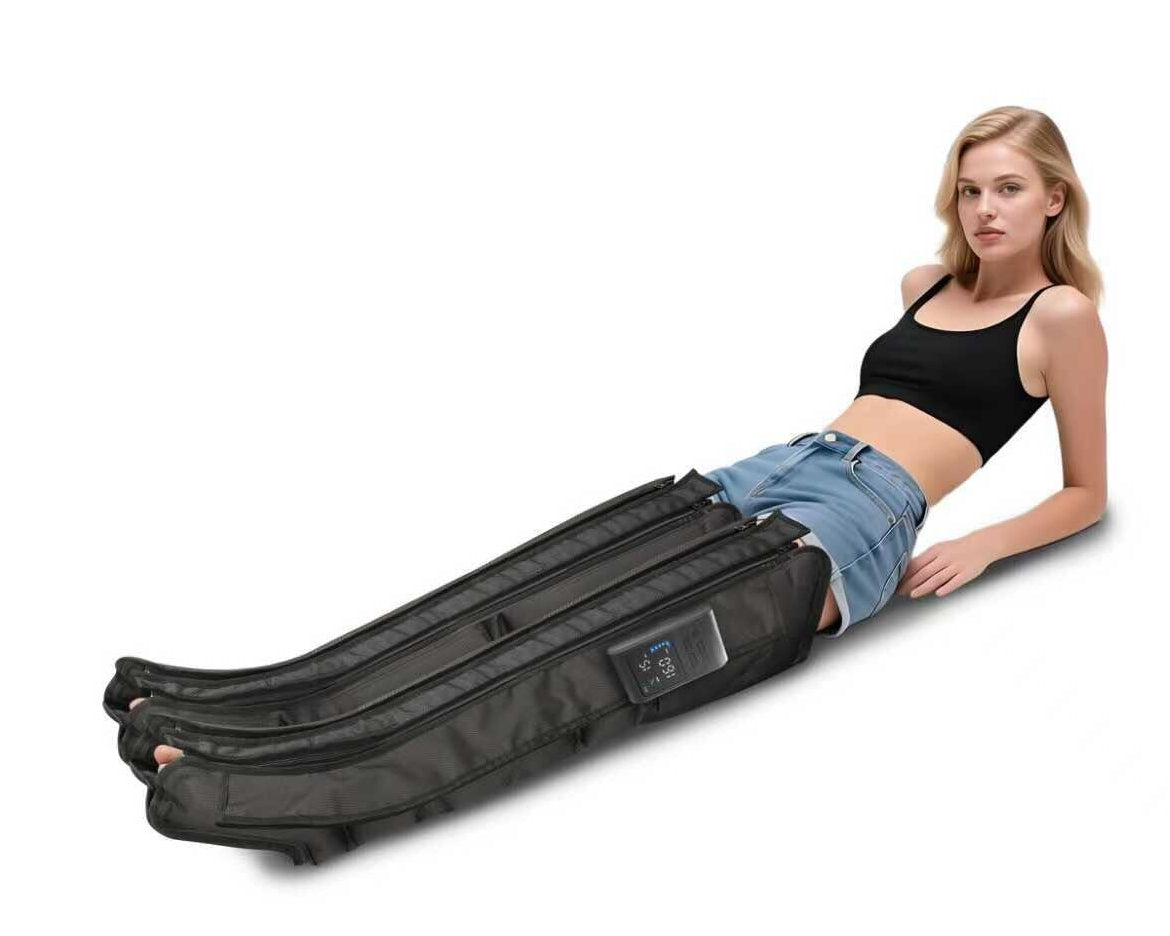 MedSense Finisher X Wireless 5-Chamber Compression Recovery Boots — Up to 240 mmHg