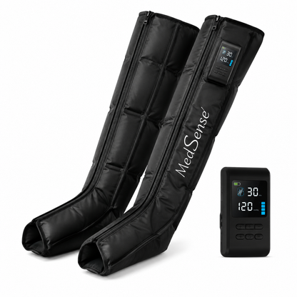 MedSense Finisher X Wireless 5-Chamber Compression Recovery Boots — Up to 240 mmHg