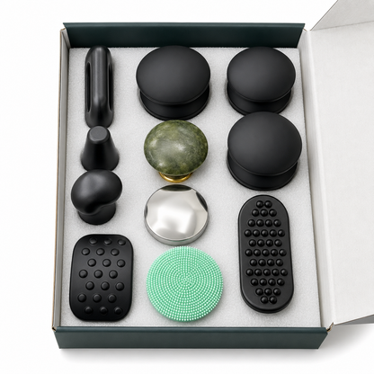 MedSense Jade Precision Set – 10-Piece Massage Gun Attachment Kit