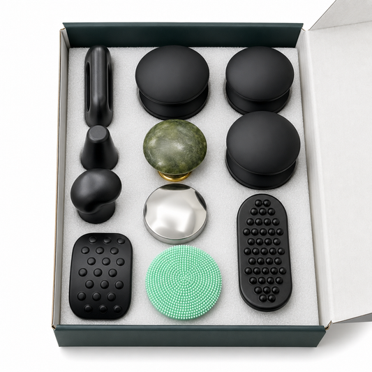 MedSense Jade Precision Set – 10-Piece Massage Gun Attachment Kit