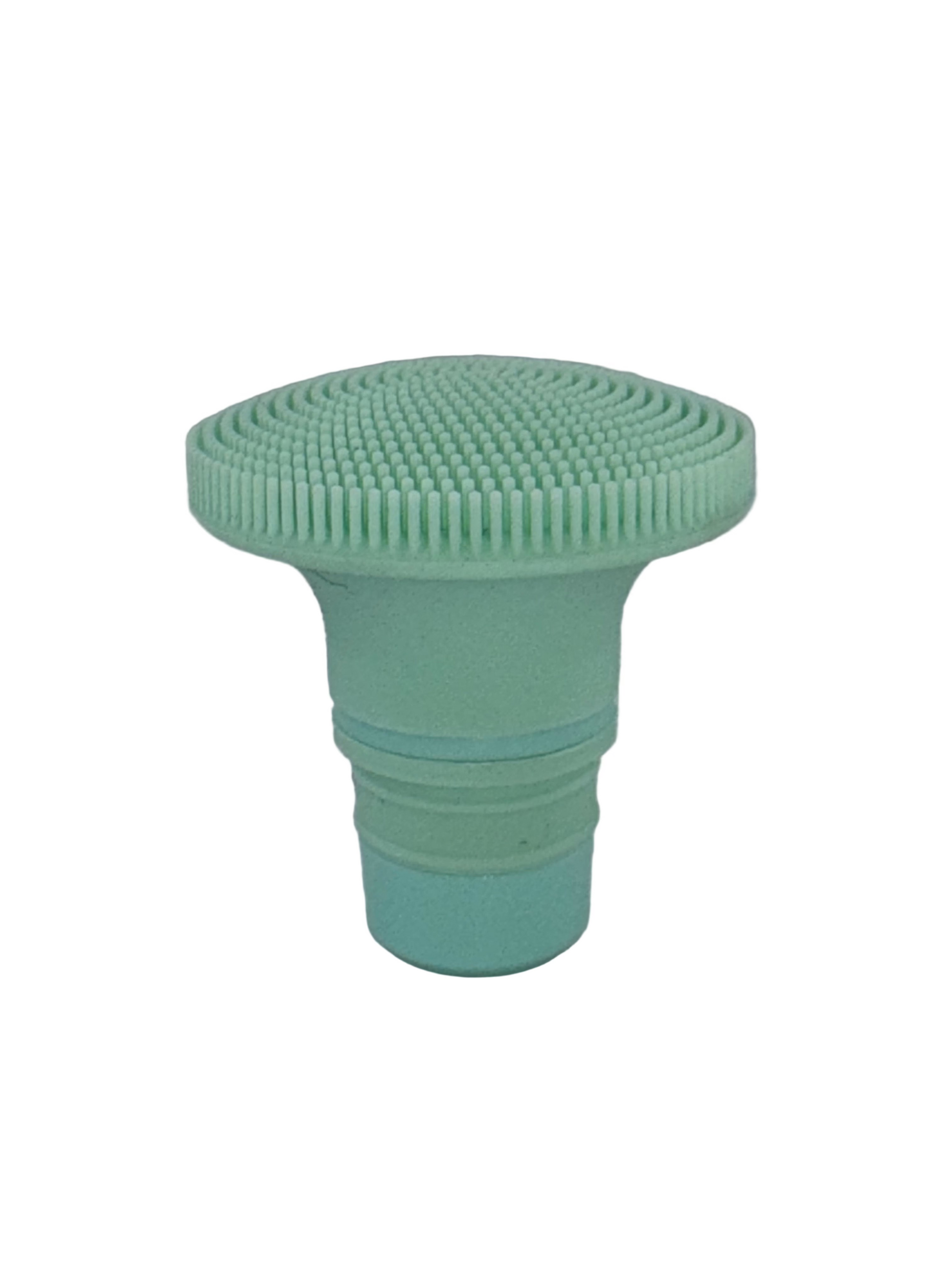 Green silicone scrubber