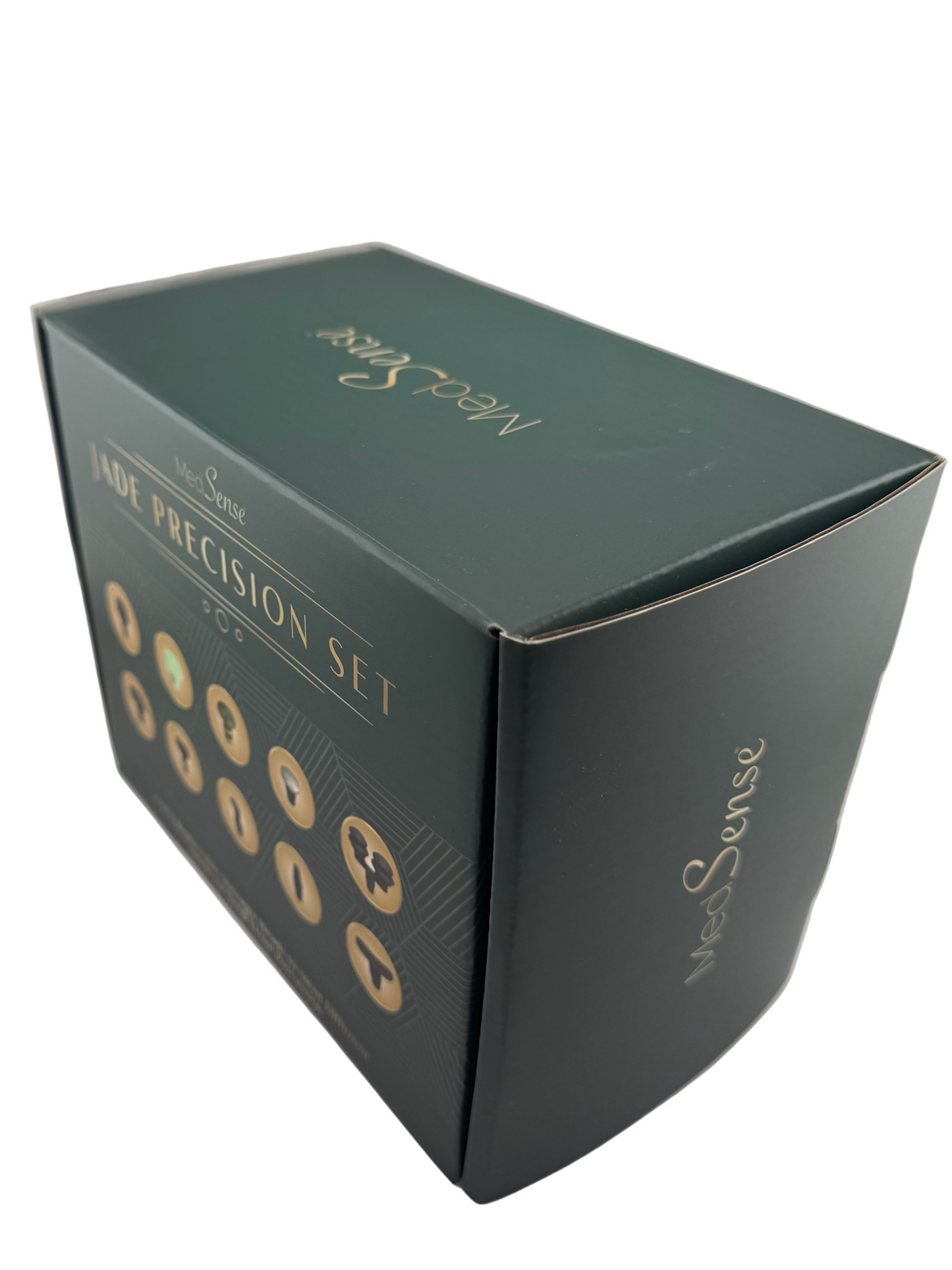 MedSense Jade Precision Set – 10-Piece Massage Gun Attachment Kit