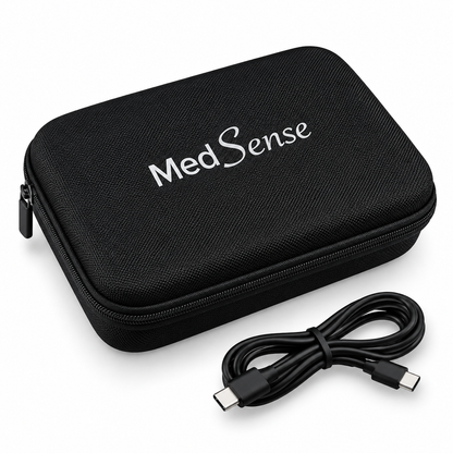 MedSense Absolute Power Handheld Percussion Massage Device with LuminaTherm Attachment