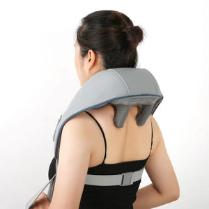 MedSense AuraMotion Wireless Neck & Shoulder Kneading Massager – Shiatsu Deep Tissue with Heat