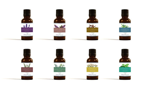 Essential Oil Set – 100% Pure & Natural Oil - 8 Pack (Lavender, Clove, Rosemary, Yarrow, Clary Sage, Juniper, Eucalyptus, Peppermint) - Best...