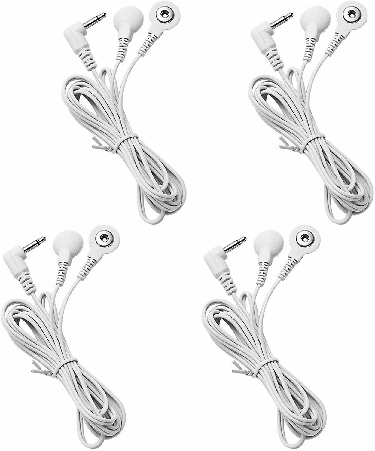 MedSense 2.5mm-3.5mm Snap On Lead Wires Electrode Massager TENS/EMS Replacement